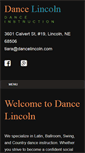 Mobile Screenshot of dancelincoln.com